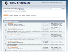 Tablet Screenshot of nhl-tribute.de
